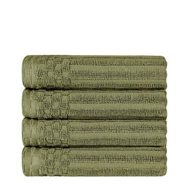 Pale discount green towels